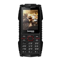 Мобiльний телефон Sigma AZ68 Black-Red