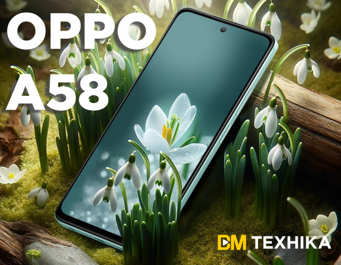 Лише до 17 березня - крутезний смартфон OPPO A58 6/128 з неймовірною знижкою!
