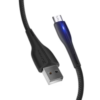 Кабель Colorway USB - MicroUSB (PVC) 2.4А 1м Black (CW-CBUM034-BK)