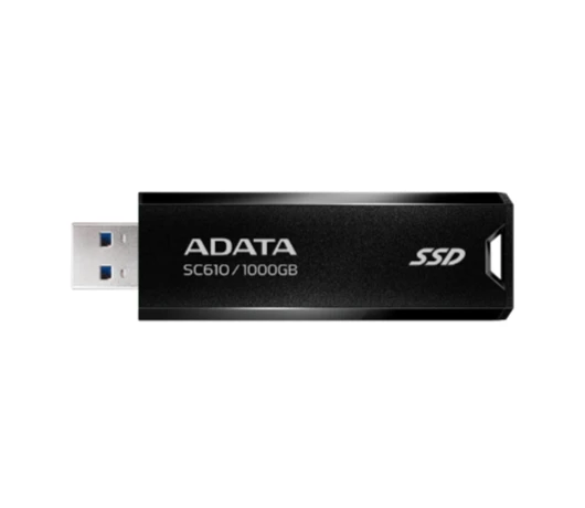 Зовнішній SSD диск ADATA SC610 1TB USB 3.2  550/500Mb/s Black