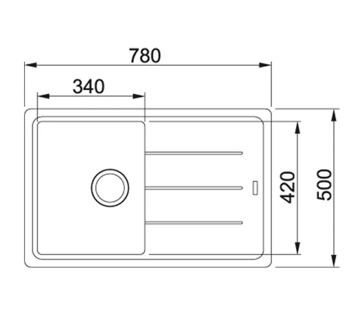 Мойка кухонная Franke Basis (114.0258.040)