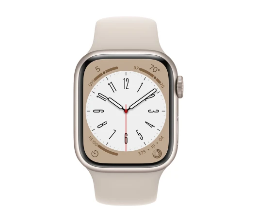 Смарт-часы Apple Watch Series 8 41mm Starlight (MNP63UL/A)