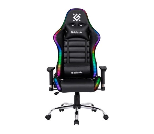 Кресло игровое Defender Ultimate RGB Black