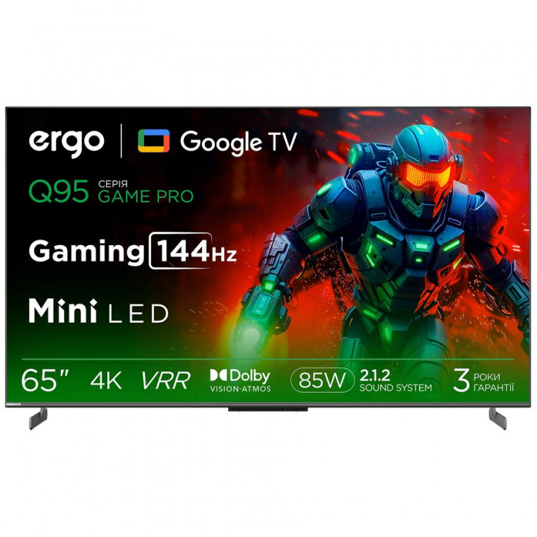 Телевізор Ergo 65MQ95 Game PRO