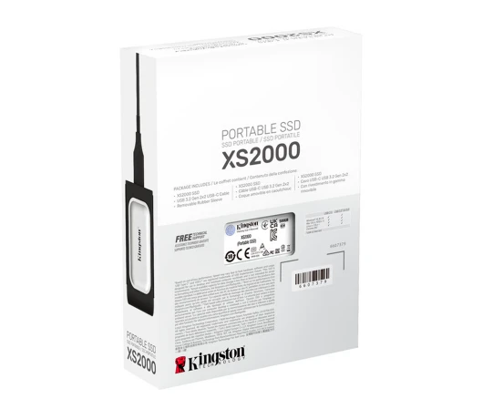 Зовнішній SSD диск Portable Kingston XS2000 500GB USB 3.2 Gen2 (2x2) Type-C IP55 3D NAND