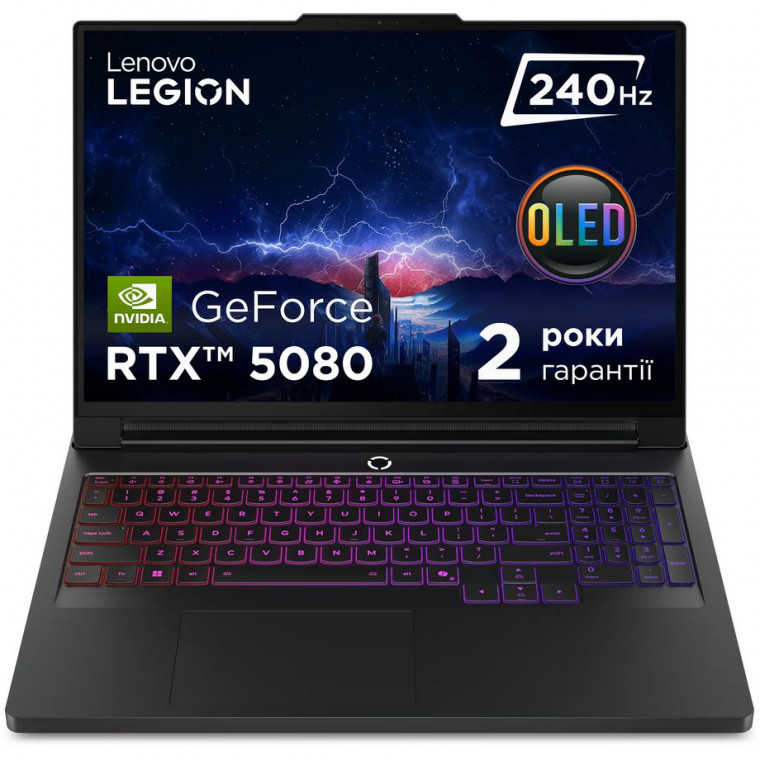 Ноутбук Lenovo Legion Pro 7 16IAX10H (83F5007ERA) Eclipse Black