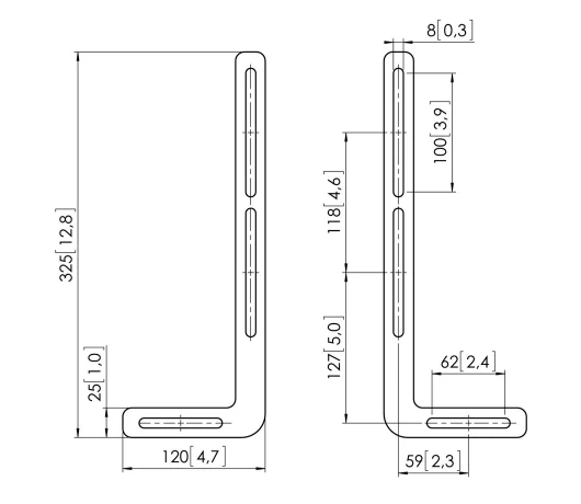 Кронштейн для акустичних систем VOGELS SOUND 1250 Sound Bar Mount