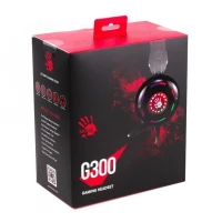 Навушники A4TECH G300 Bloody (Black+Red)