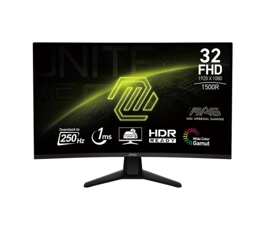 Монітор MSI 31.5" MAG 32C6X (Curved)