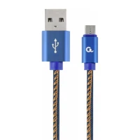 Кабель USB Cablexpert CC-USB2J-AMmBM-1M-BL Micro, 1м