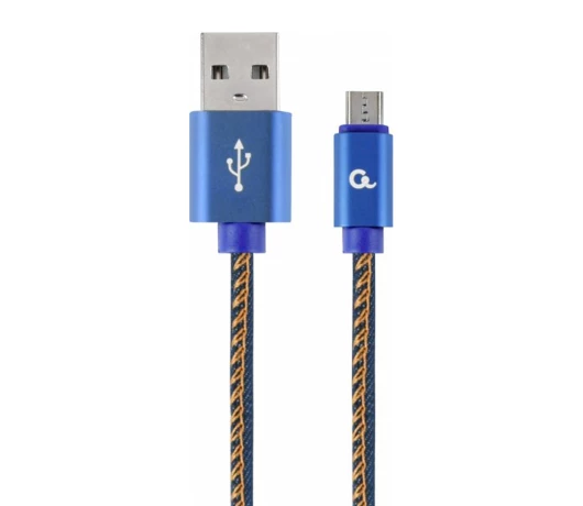 Кабель USB Cablexpert CC-USB2J-AMmBM-1M-BL Micro, 1м