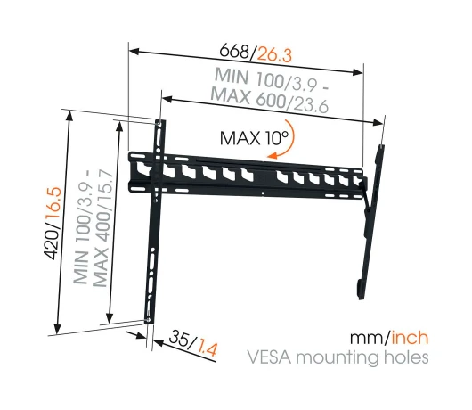 Кронштейн для телевізора VOGELS MA4010