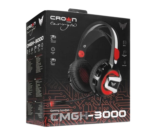 Навушники Crown CMGH-3000 Red