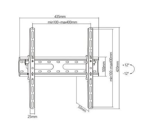 Кронштейн для телевизора UniBracket BZ01-43