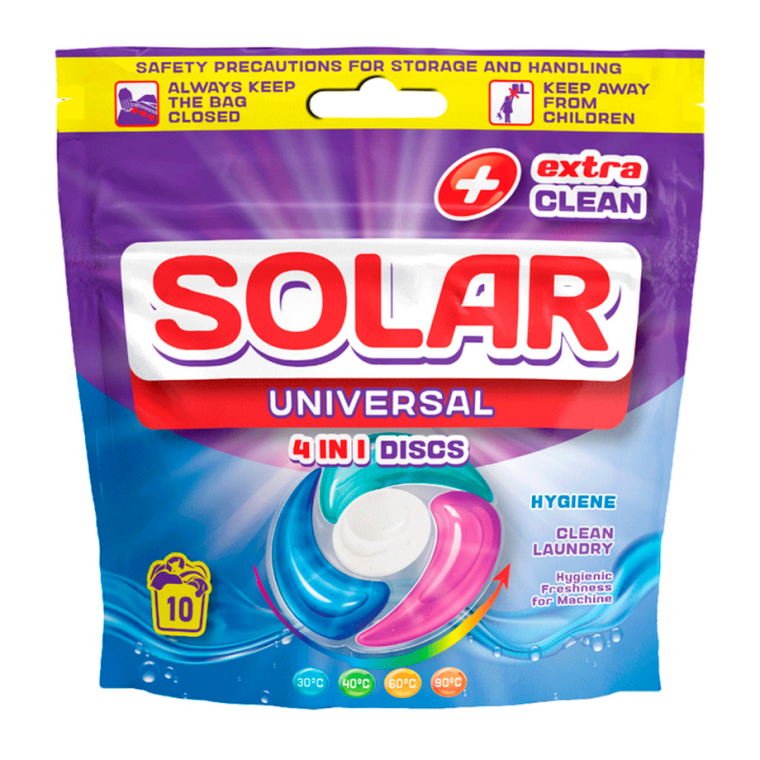 Капсули для прання SOLAR UNIVERSAL 10 шт