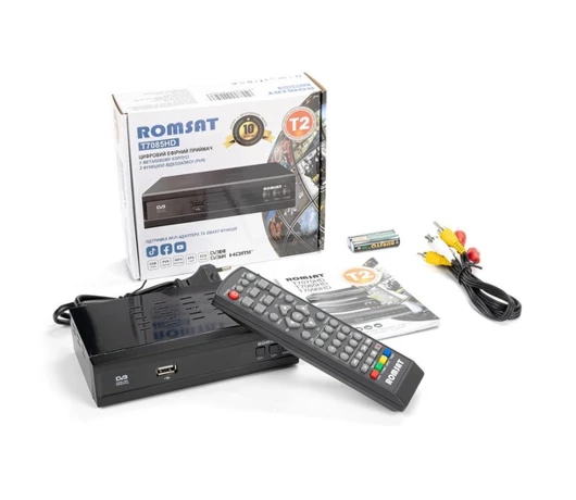 Цифровой ТВ-тюнер  Romsat T7085HD