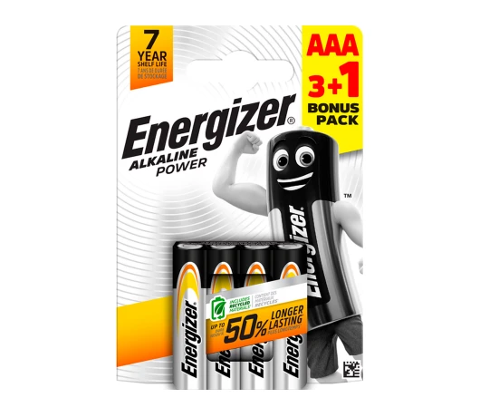 Батарейка Energizer AAA Alkaline Power (3+1шт)