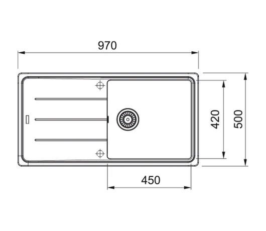 Мойка кухонная Franke Basis (114.0363.933)