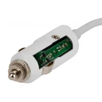 Автомобільний зарядний пристрій Colorway 2USB 2,1A + cable 1,2 m. White*