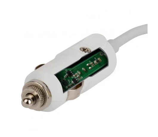 Автомобільний зарядний пристрій Colorway 2USB 2,1A + cable 1,2 m. White*