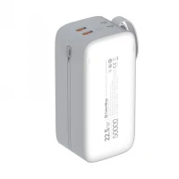 Зовнішній акумулятор Colorway (CW-PB500LPA4WT-PDD) 50000 mAh 22.5w White