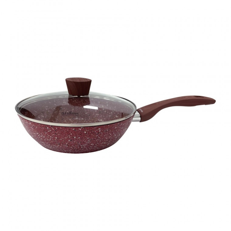 Сковорода Maxmark MK-FP9124 24см з кришкою