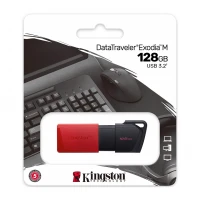 Флешка Kingston USB 3.2 DT Exodia 128GB Black/Red