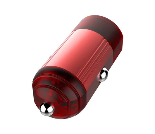Автомобільний зарядний пристрій Colorway 1USB Quick Charge 3.0 (18W) Red (CW-CHA012Q-RD)