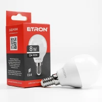 Лампа ETRON 1-ELP-044 G45 8W 4200K 220V E14