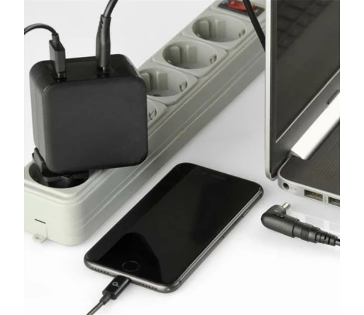 Універсальний зарядний пристрій для ноутбука Gembird NPA-PD60-01 Black