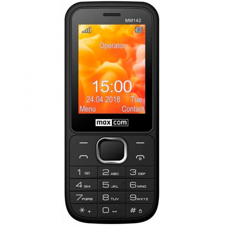 Мобiльний телефон Maxcom MM142 Black