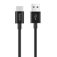 Кабель USB Hoco Type-C to Type-C X23 Skilled 1m. Black