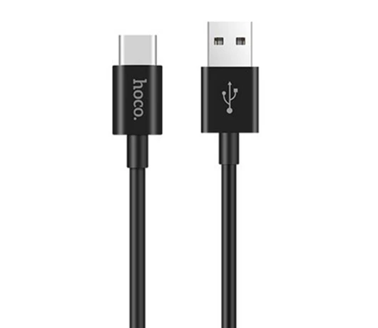 Кабель USB Hoco Type-C to Type-C X23 Skilled 1m. Black