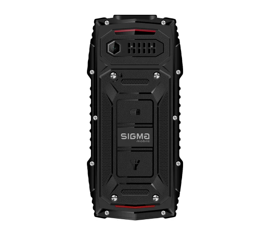 Мобiльний телефон Sigma AZ68 Black-Red