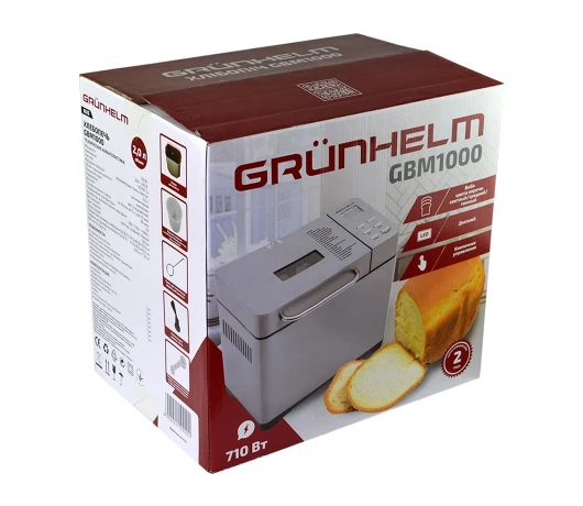 Хлебопечка Grunhelm GBM1000, 710 Вт