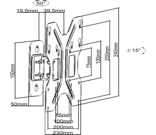 Кронштейн для телевизора ITech LCD421