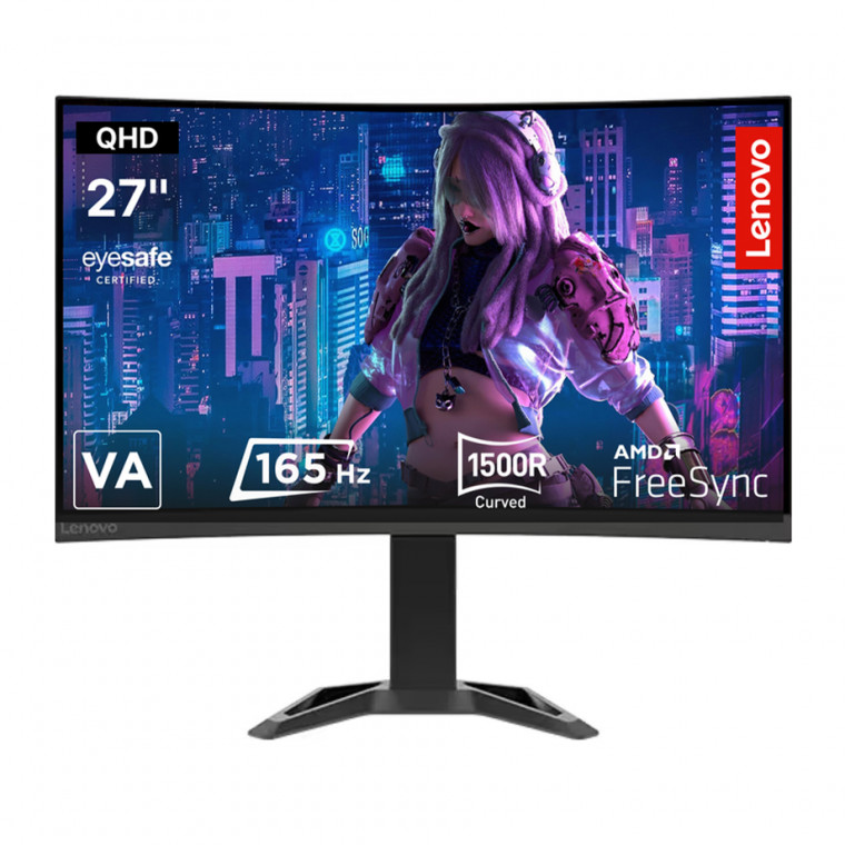 Монітор LENOVO 27" G27qc-30 (66F4GAC2UA) (Curved)