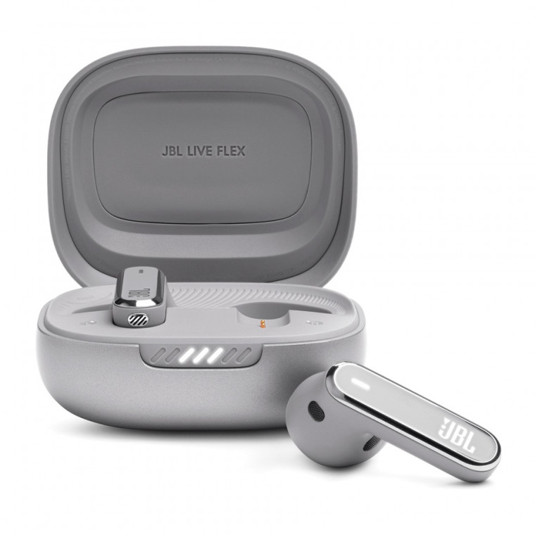 Навушники JBL Live Flex Silver (JBLLIVEFLEXSVR)