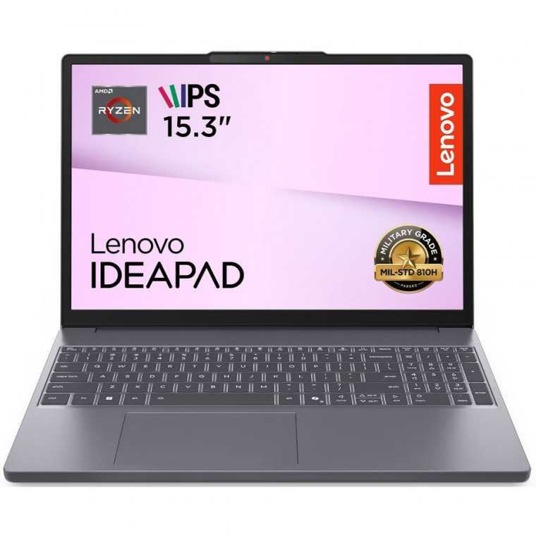 Ноутбук Lenovo IdeaPad Slim 3 15ARP10 (83K700AFRA) Luna Grey