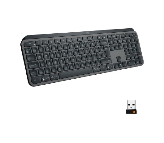 Клавіатура безпровідна Logitech MX Keys Advanced Graphite (920-009417)