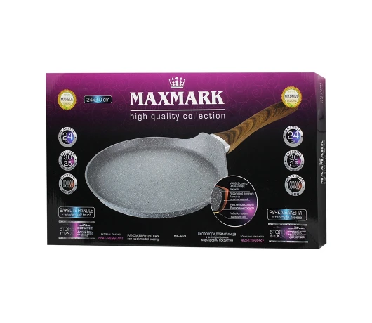 Сковородка Maxmark MK-4424 (24см) для блинов