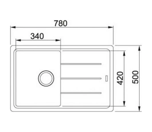 Мойка кухонная Franke Basis (114.0258.031)