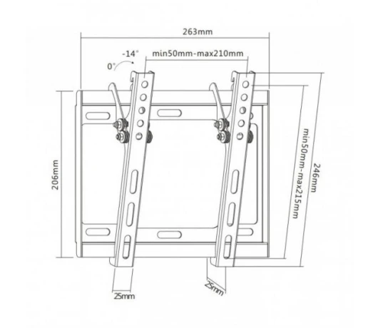 Кронштейн для телевизора UniBracket BZ01-21