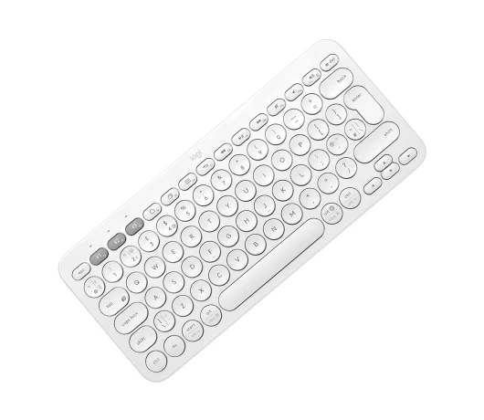 Клавіатура безпровідна Logitech K380 for Mac Offwhite (920-010407)