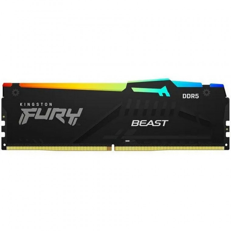 Пам'ять ПК Kingston DDR5 16GB 5600 FURY Beast RGB (KF556C40BBA-16)