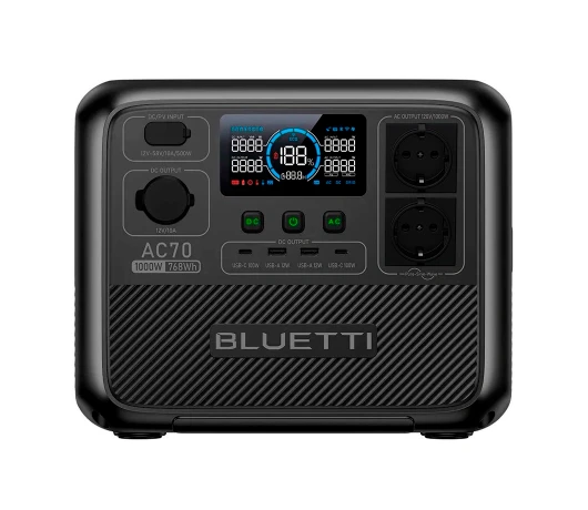 Зарядная станция Bluetti AC70 (768Wh/1000W)