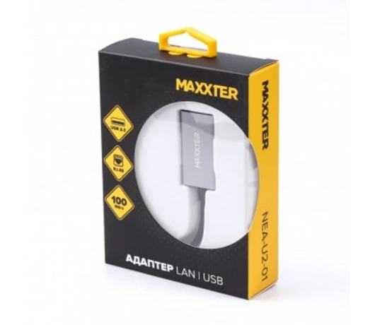 Адаптер Maxxter USB to Ethernet 100 Mbps (NEA-U2-01)