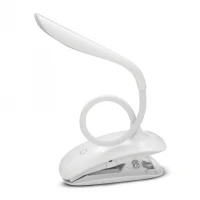 Лампа настільна ColorWay Flexible & Clip (CW-DL04FCB-W) White