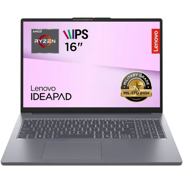 Ноутбук Lenovo IdeaPad Slim 3-16ARP10 (83K8005GRA) Luna Grey