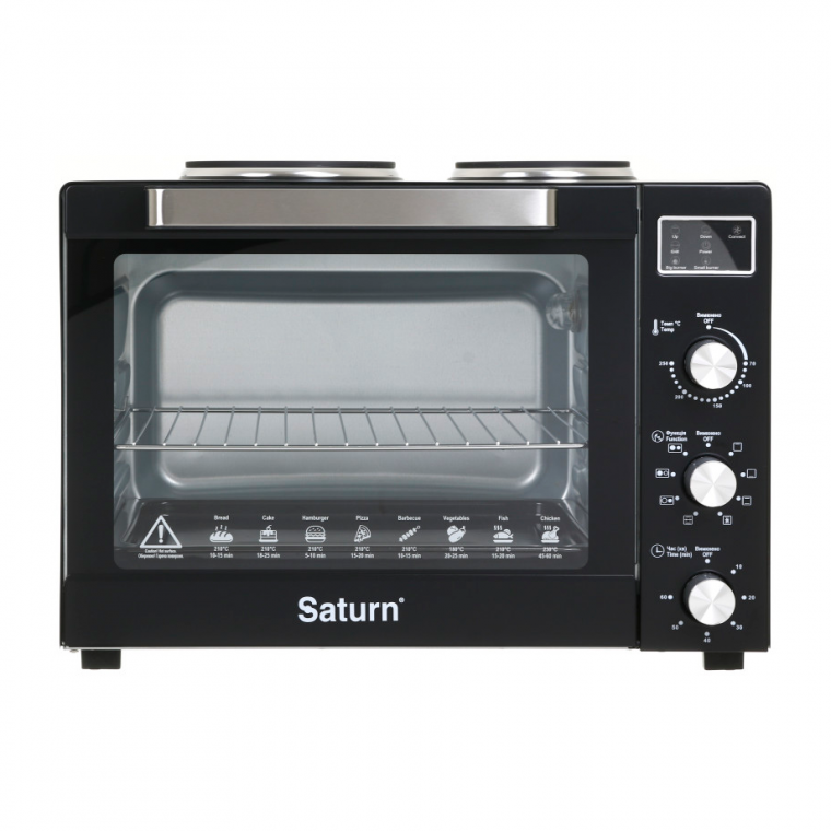 Духовой шкаф SATURN-ST-EC3306 Black